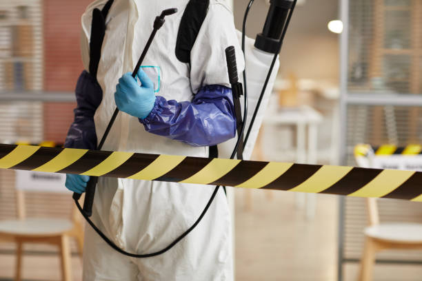 Professional Biohazard Cleanup technician working in Dawson, MN